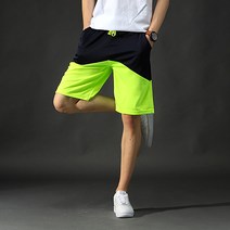 형광배색 남자 트레이닝 반바지 MNIBP4027