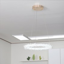 비츠온 LED 카페 식탁 조명 펜던트 스완 25W 크리스탈 주광색