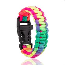 등산화끈 등산장비 35m 비상 짠 조절 인명 구조 팔찌 아연 합금 버클 7 코어 우산 로프 야외 손목 스트랩 생존 도구, [10] C-Colorful