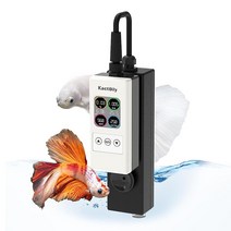 Kactoily 6 in 1 전문 어항 수질 테스터 TDS/EC/염분/SG/온도/PH 데이터 대형 스크린에서 동시 표시 24시간 연속 모니터링