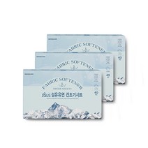 아이앤어스 섬유유연 건조기시트 스노우마운틴, 3개, 40매입