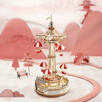 별별탐구생활 한글설명서 로보타임 낙하산 타워 EA01 PARACHUTE TOWER 놀이동산 DIY 시리즈, 184피스