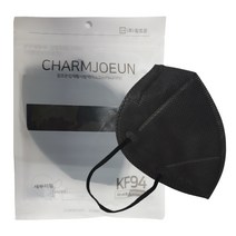 참조은새부리형입체황사마스크(KF94 5매)(대형) /3개, 검정색