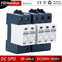 DC SPD 서지 피뢰기 보호 번개 보호기 신 에너지 DC 서지 보호기 100V 250V, 2040KA Module Only+DC800V