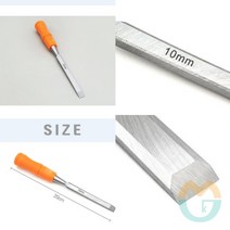 위센티브 목공용 끌 10MM 나무조각도 목공칼 목공수공구