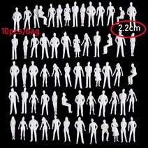 :5755 스케일 모델흰색 미니어처 피규어건축 모델인간 모형ABS 플라스 민족5 개, 02 10pcs 2.2cm