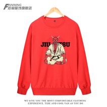 맨투맨 브라질 유술 삽화 유니폼 반야귀 악마 라운드넥 헤드 남성 팬시 봄가을 427335635