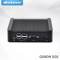 미니피씨 OEM 산업용 베어본 미니 데스크탑 PC N2920 J1900 팬리스 서버 리눅스 우분투 쿼드 코어 x86 컴퓨터, [02] J1900 WIFI, [01] NO RAM NO SSD