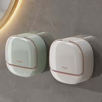 [컴즈홈] 고급 럭셔리 물빠짐 비누 받침대 케이스 2P 세트, 화이트1p 민트1p, 2개