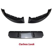 3pcs 앞 범퍼 립 가드 디퓨저 커버 디플렉터 bmw 5 시리즈 g30 lci m 스포츠 525i 530i 2020-2022 + 바디 키트 튜닝, 카본 룩