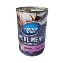 스내피톰 캣 리얼미트 400g 그레인프리, 12개, 닭고기와 참치