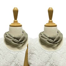 엄마짱 MK_9302_셔링쉬폰 목주름 스카프 2개 셋트/ 여성쁘띠스카프 여성봄여름스카프 여성 사계절 스카프 여성실내용두 봄여름 헤어밴드 여성반다나 여성목주름스카프 여성목주름밴드