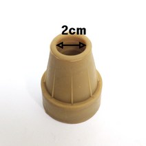 지팡이 워커 보행기 목발 고무 리필용 고무캡 패킹, 20mm 목발용