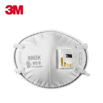 안면부여과식 3M 방진 1급 10개 8955K 방독 방독면 분진 용접 산업용 미세먼지, 3M 방진마스크 8955K (1급/흄)