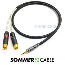 좀머 편조처리 3.5스테레오 to 2RCA 0.5M [SQUARE+PROFI]
