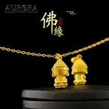 24K컬러 불교 아기 부처님 목걸이 BUDD-2002