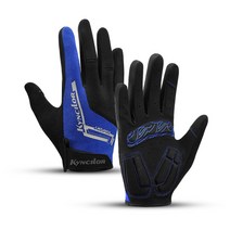 KYNCILOR 로드자전거장갑 운동의 통기성, 블루, XL