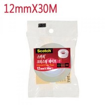 3M 스카치 크리스탈 테이프 CC1230R (12mm x30M) 리필