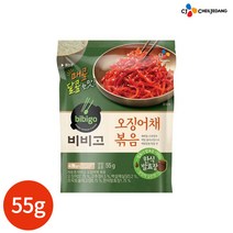 CJ 비비고 오징어채볶음 55g x 4봉, 단품