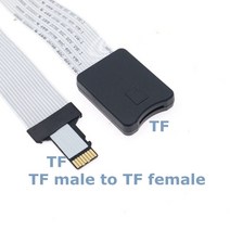 10cm 60cm TF 남성 여성 마이크로 SD 여성 남성 카드 판독기 확장 어댑터 케이블 Extender 자동차 GPS 전화, 03 TF M TF F_02 10cm