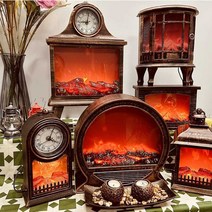 벽난로모형 인테리어 실내 장식 거실, D