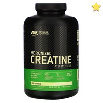 옵티멈뉴트리션 Micronized Creatine Powder 600g(1.32파운드), 1개, 기본