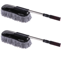 로한스 차량용 대형 먼지털이개 2개 극세사, 대형먼지털이개2개