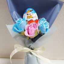 안산 플라워마트 5900 킨더조이 꽃다발, @블루 킨더조이 1개