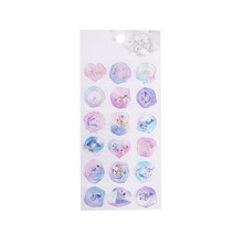 PVC 캔디 플라워 실링 왁스 스탬프느낌 입체 엠보싱 폰꾸 다꾸 다이어리 꾸미기 스티커, 02 : 핑크