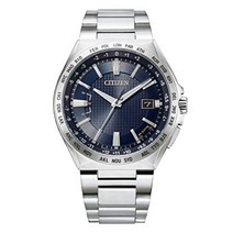 [CITIZEN] 아테사 ATTESA 에코 드라이브 전파 시계 (실버 비즈니스 방수 남성 ) CB0210-54L ACTLine 시티즌 선물 전파 태양