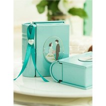 신랑함 결혼 상자 100 pcs 해피 웨딩 신부와 신랑 광장 책 모양 사탕 상자 철 주석 케이스 스토리지 선물, 02 Purple_01 8x7x3.5cm