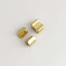 Meetee-금속 지퍼 스토퍼 3 /5 /8 /10 U 코드 미끄럼 방지 상단 스톱 테일 클립 버클 수리 키트 20/50 세트, 02 LightGold_03 8#_01 20sets