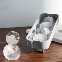 국내제작 실리콘 아이스볼 얼음몰드 4구 얼음틀 얼음 트레이 실리콘몰드 미니 왕 원형 왕구슬 하이볼 둥근 칵테일 빅볼 제빙기 아이스트레이 구슬 실리콘얼음틀 왕얼음틀, 오트밀