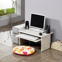 키보드수납 원룸용 좌식 컴퓨터책상(60cm 8컬러) 1인용 고급 컴터 인테리어, 블루워서