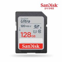 샌디스크 을트라 SD 32GB~256GB/DUN4, 128GB