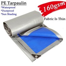 전원주택캐노피 차고지 이동식 바람막이 그늘막 접이식 옥상 방수 천막 캐노피 032mm PE 천 야외 음영 정원 식물 창고 자동차 트럭 타포린 애완 동물 집 레인 커버, 160GSM+2x3m