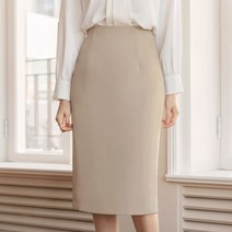 시크라인 크누센 셋업 슬림 스커트