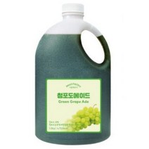 런던브릭스 과일농축액 에이드 1.5L, 청포도에이드