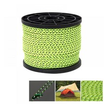 2.5mm/4mm(D) 5M/10M/20M/50M(L) 녹색 반사 가이 라인 코드 야외 캠핑 캐노피 텐트 Paracord Rope, 04 2.5mm 50M