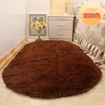 따듯한 원형 장모러그 장모카페트