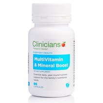 뉴질랜드 클리니션스 Clinicians 멀티비타민 & 미네랄 부스트 90캡슐, 2팩