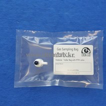테드라백 Tedlar Bag 가스샘플링백 300ml~100L PTFE Valve PVDF Film VOCs, CL-KYN31-2L, 1개