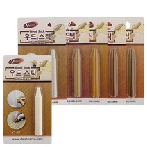 SE 브이텍 우드 스틱 6종(선택) 마루 바닥 보수 가구 흠집 펜슬 크랙 필러, VT-076