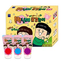 흔한남매 물감놀이 핑거페인트 B타입, 3색