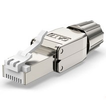 zoerax rj45 cat8 cat7 cat6a 커넥터 도구가 필요 없는 재사용 가능한 이더넷 종단 플러그 인터넷 플러그 빠른 현장 설치, cat7 stp 커넥터, 2개