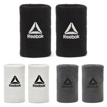 리복 스포츠 리스트 롱 손목밴드 RASB-11025, 블랙