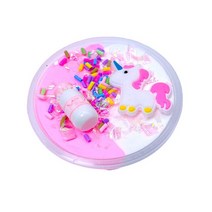 다채로운 손 모델링 점토 퍼티 점액 놀이 반죽 자기 플라스틱 어린이 장난감 유니콘 DIY 60ML / 100ML, [01] 60ML White