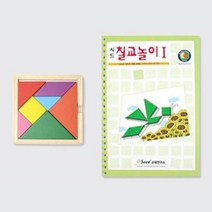 유아 원목교구 세살 장난감 컬러 칠교놀이 1단계 4세 홈스쿨 학습교구 5살