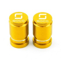cnc 알루미늄 타이어 밸브 캡 슈퍼 soco cpx cumini cux tc 50 tc 최대 방랑자 tcmax ts 50 2019-2022 오토바이 액세서리 슈퍼쏘코TC, 금