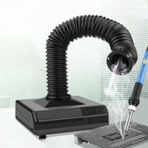 작업 납땝 흡입기 제연기 탁상용 연기 용접, 화이트